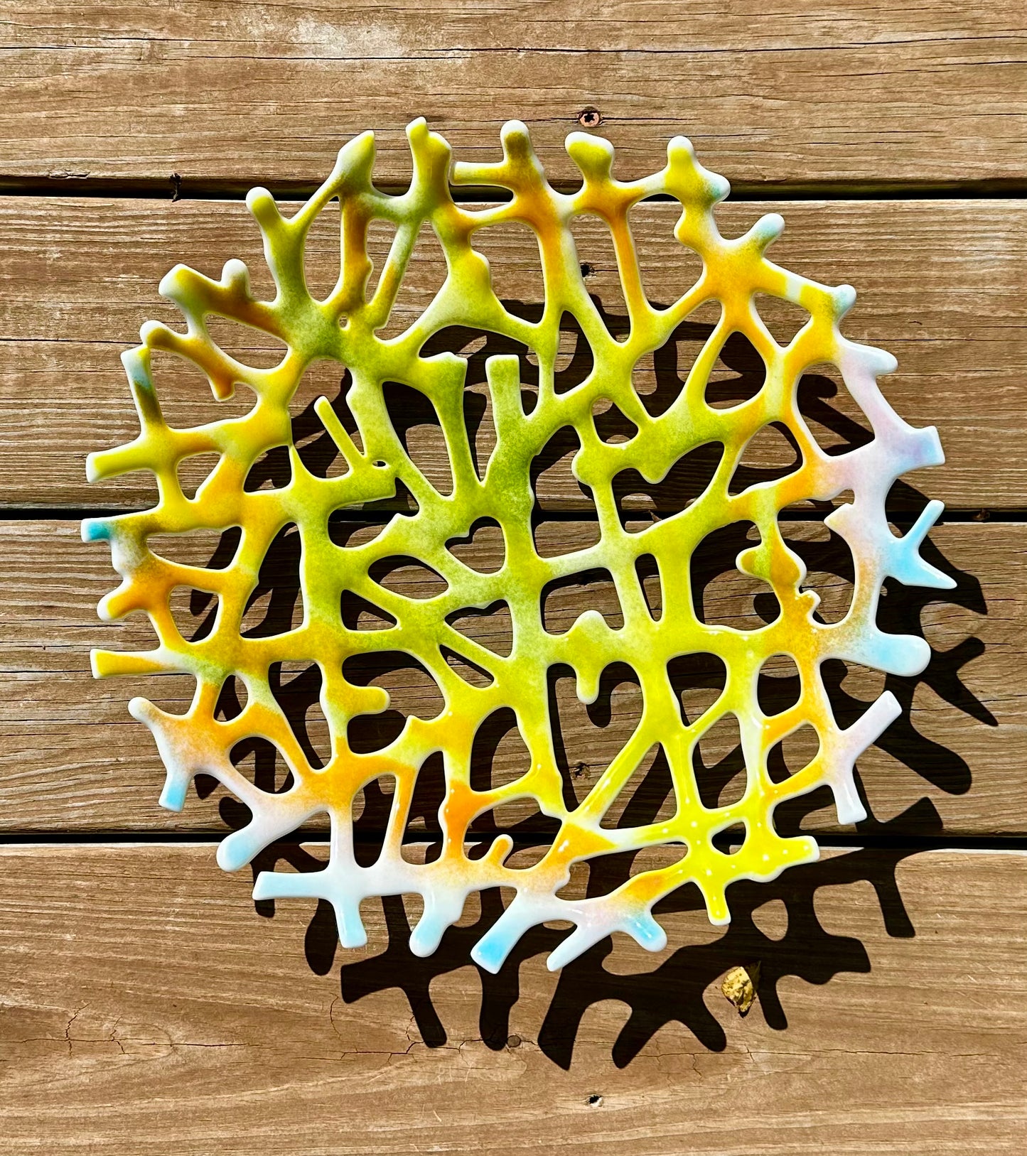 15” Rainbow Coral Bowl