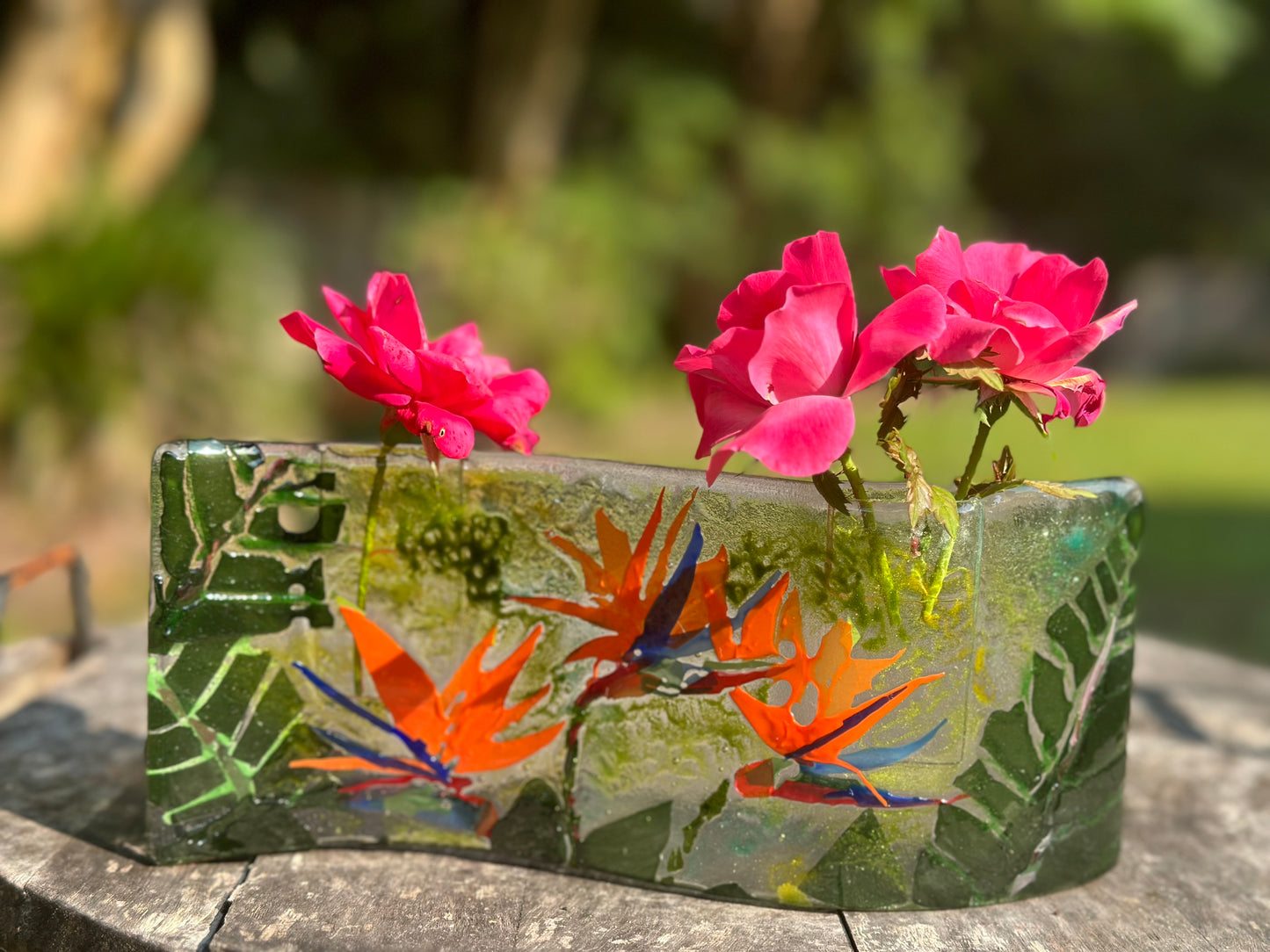 Bird of Paradise Pocket Wave Dish