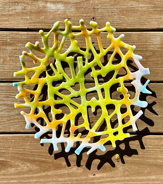 15” Rainbow Coral Bowl