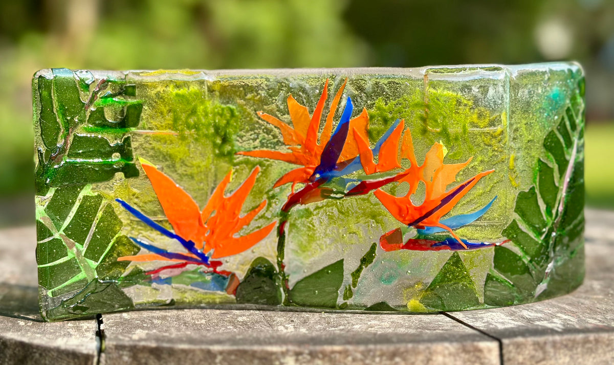 Bird of Paradise Pocket Wave Dish