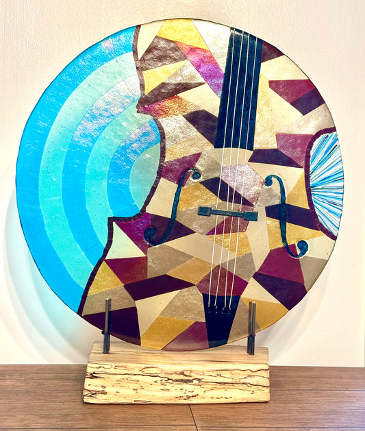 Harmony Fused Glass Art Panel