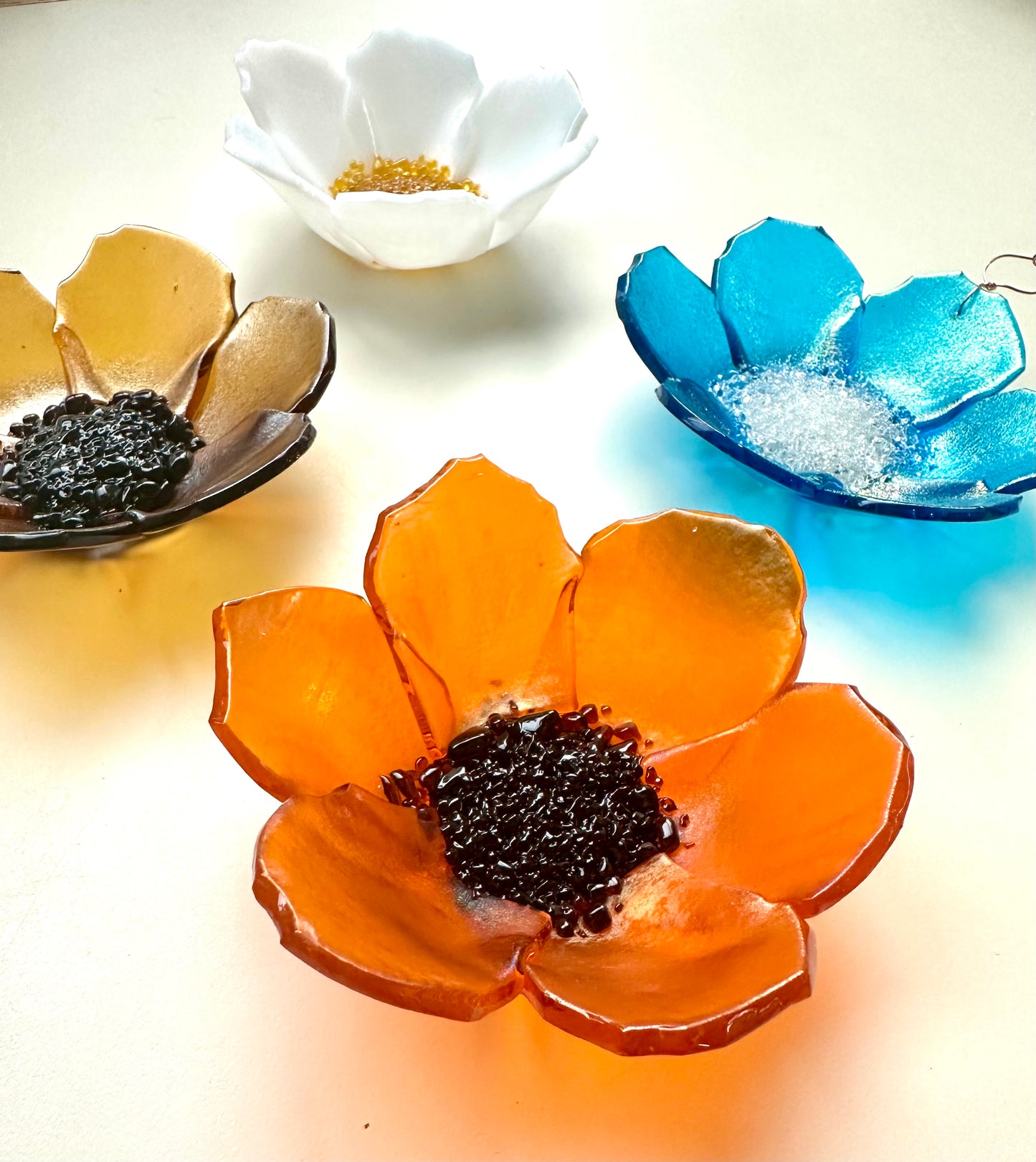 Fused Glass Flower Bowls 9/26/26