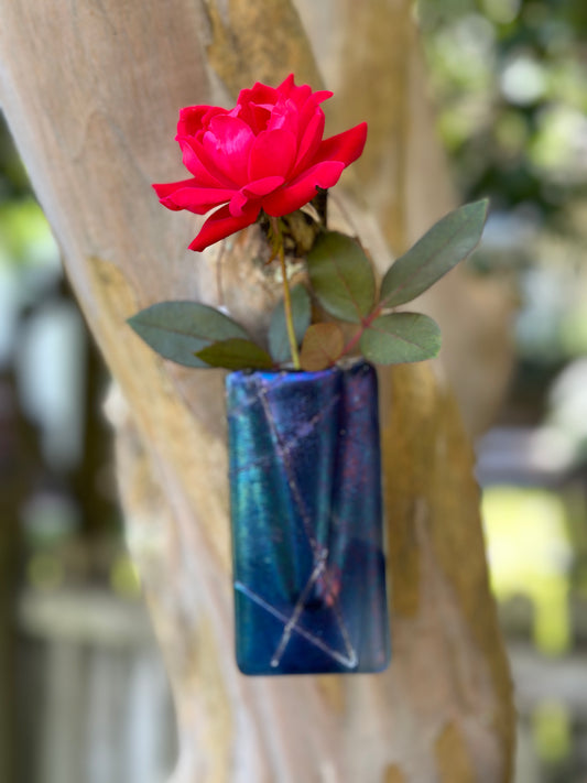 Mini Caribbean Blue Pocket Vase