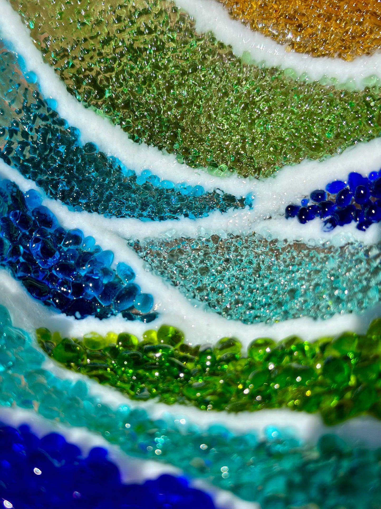 Textured Waves Small Bowl